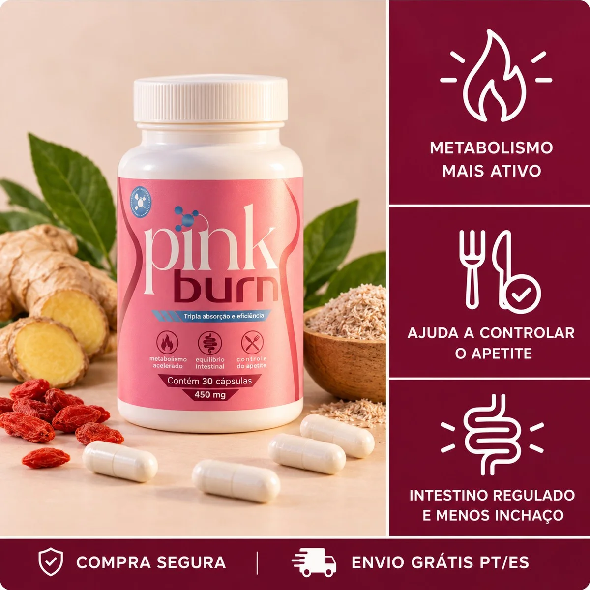 PINK BURN — metabolismo, apetite e intestino
