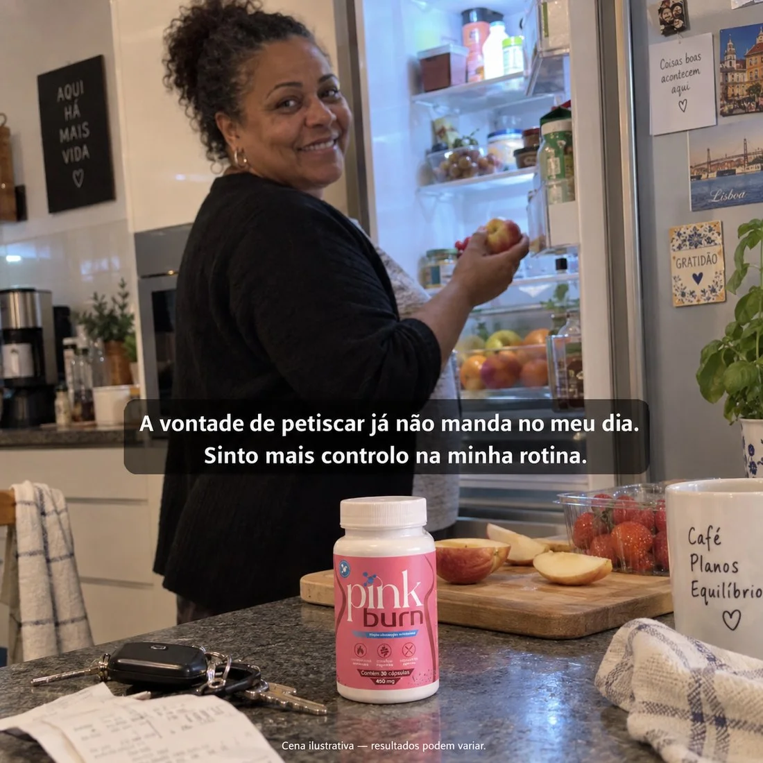A vontade de petiscar já não manda no meu dia.